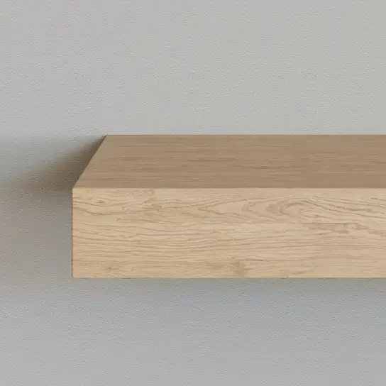 Wandplank recht - Eiken - 40 mm dik Express Levering